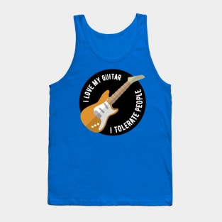 Tolerate People- Guitarist Tank Top